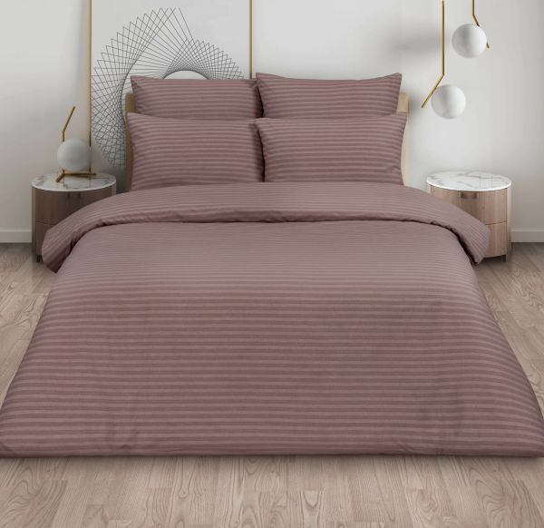 Bed linen Poplin ART "Cocoa" (stripe-poplin)