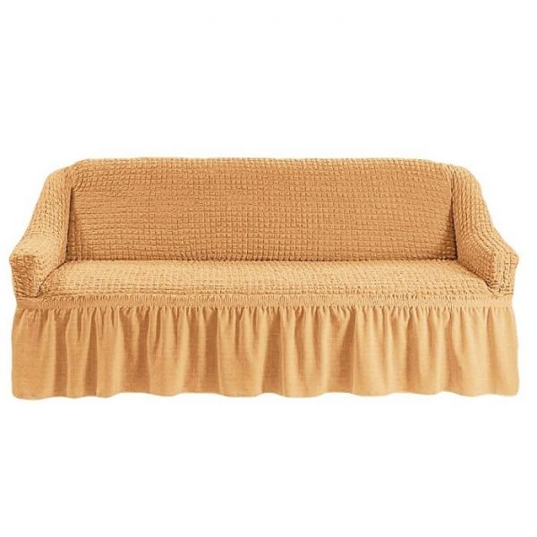 Cover for three-seater sofa, honey