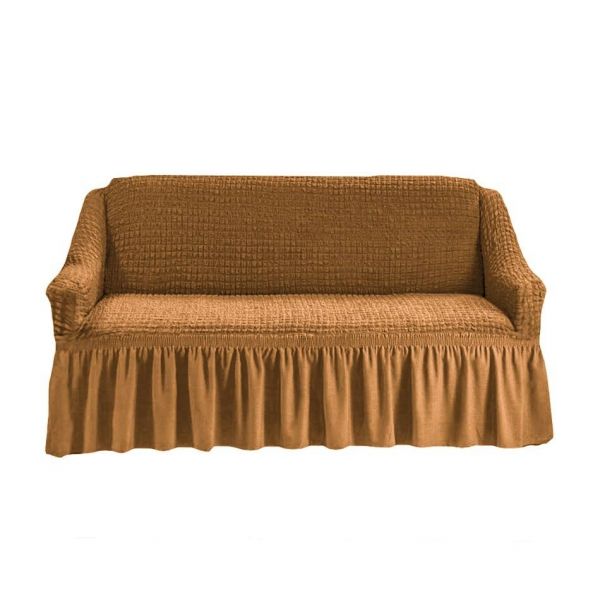 Cover for three-seater sofa, mustard